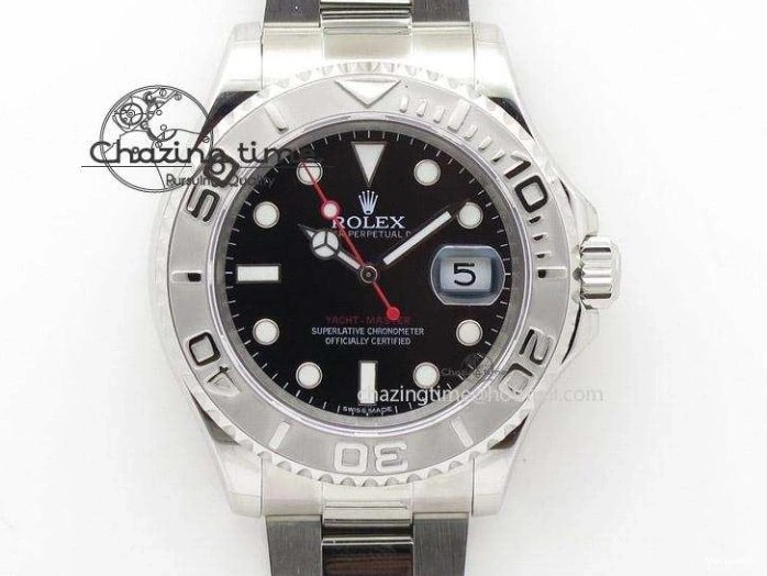 ARF Rubber Yacht-Master 116655 Ceramic 1:1 SH3135 On Edition Bezel Strap Oysterflex Best 0520